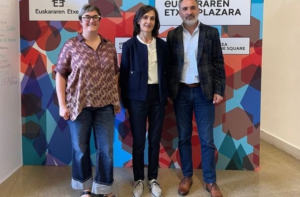 “Euskararen etxea, plazara” erakusketaren inaugurazio ekitaldia BAMen